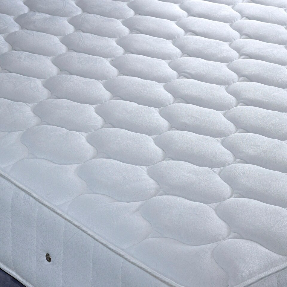 image 1 of Oscar Grey Wooden Bookcase Ottoman Storage Bed And Neptune Spring Mattress Single