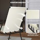 image 5 of Outsunny 6 Pieces Garden Furniture Set with Parasol, Folding Chairs, Cream 