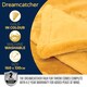 image 7 of Dreamcatcher Gold Faux Fur Blanket Throw 160x130cm | Gold | Gold | One Size | 1