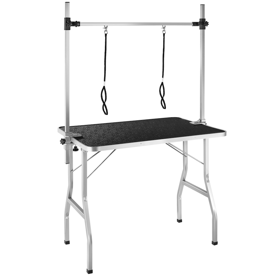 image 1 of Dog Grooming Table - 2 height-settings, 2 leashes, scratch-resistant surface