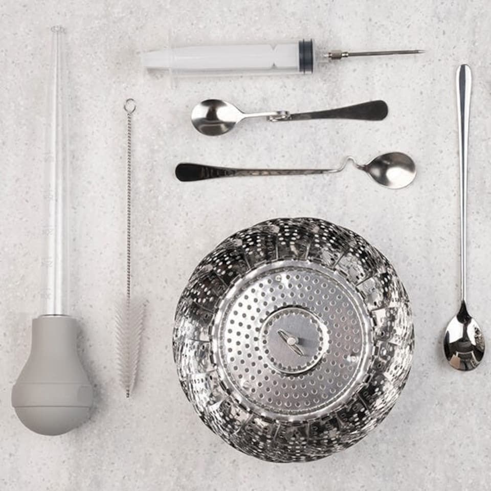 image 1 of Just The Thing Baster With Cleaning Brush