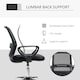 image 10 of Vinsetto Draughtsman Chair Tall Office Chair with Adjustable Height