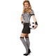 image 3 of Womens Ref Costume | Black | black/white | 2XL | 1