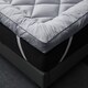 image 6 of Ezysleep 2 Inch Luxurious Shredded Memory Foam Mattress Topper - Soft Microfibre Cover | Grey | Grey