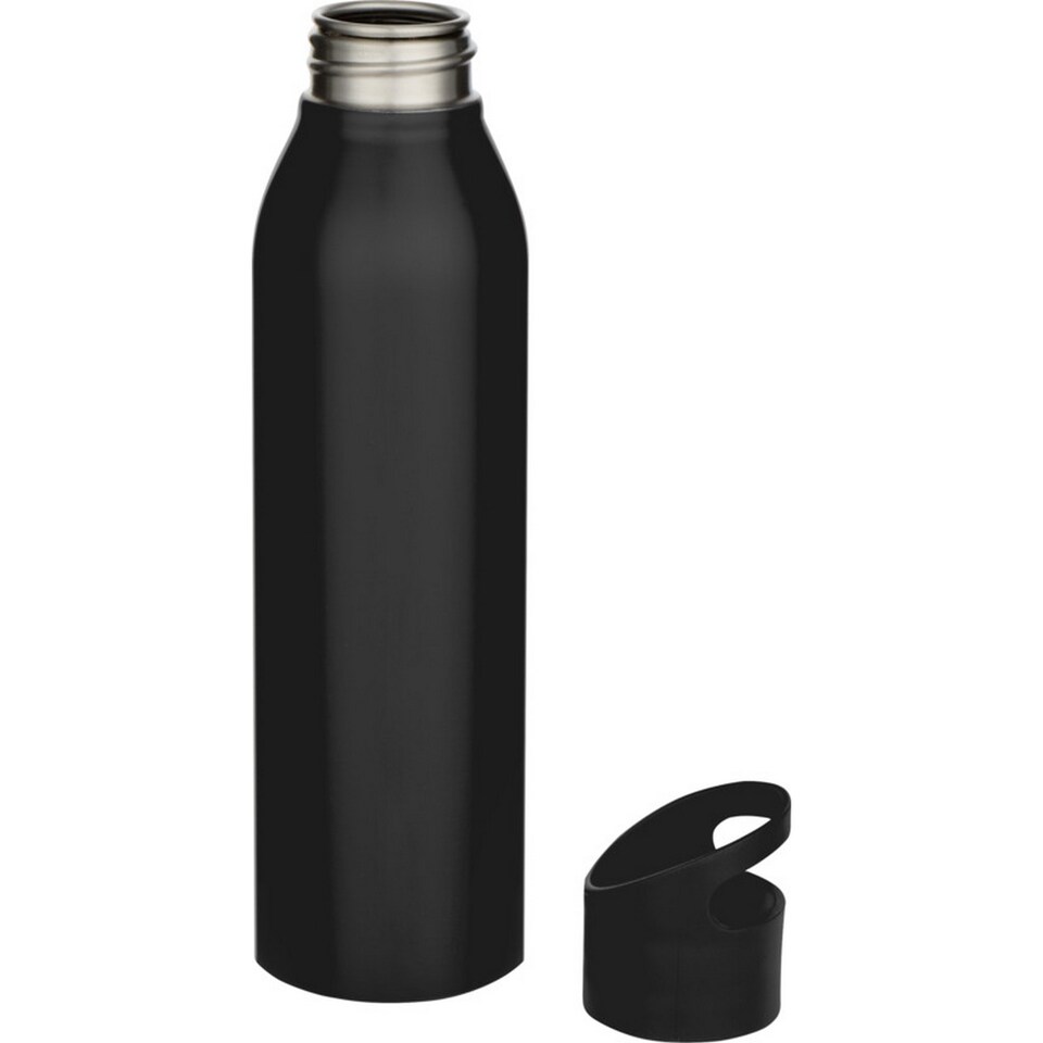image 1 of Floso Sky Stainless Steel 650ml Water Bottle | Black | Solid Black | 1