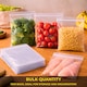 image 3 of 200 Clear Zip Seal Bags 6x9 Inch Resealable Pouches | Clear