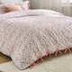 image 3 of Wylder Hannah Floral 100% Cotton Single Duvet Cover Set Pink | Single