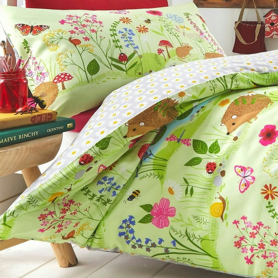 image 1 of Kids Club Bluebell Woods Bed Duvet Cover and Pillowcase Set Multi | Single