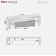 image 9 of TV Unit 160cm Grey Gloss Door Grey Matt Body with LED and Glass Sides Grey