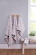 image 2 of Santa Cruz 6 Piece Cotton Towels Bale Set Striped Soft and Absorbent | Pink | Bath towel