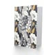 image 2 of Grey Orange Wildflower Design Floral Pattern Him Her Birthday Card