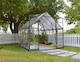 image 2 of 8 x 8 Feet Balance Greenhouse - Polycarbonate - L247 x W244 x H229 cm - Grey