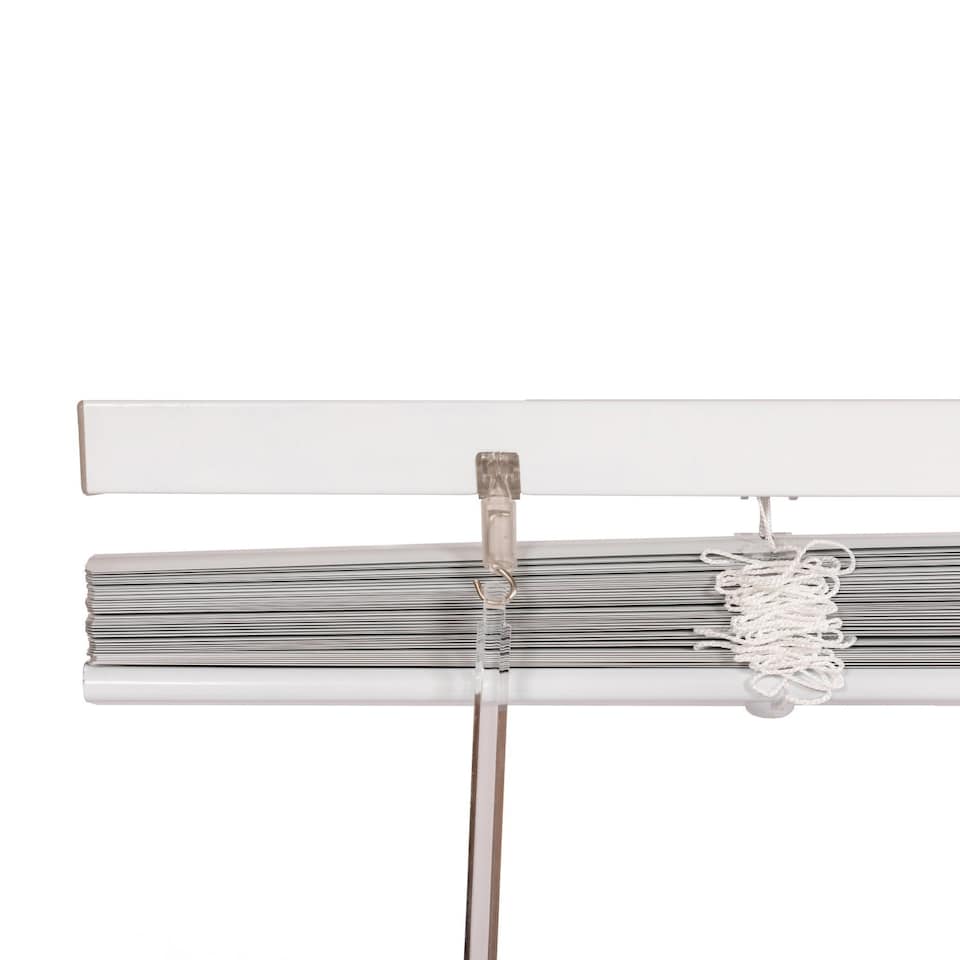 image 1 of 120 x 150cm PVC White Home Office Venetian Window Blinds with Fixings | White