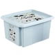 image 1 of Keeeper Mickey Mouse Storage Box with Lid 24 Litre Cloudy Blue