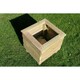 image 2 of Multi Pack of 3 - Square Planters, Wooden Garden Pot/Tub for Plants - L40 x W40 x H40 cm - Fully Assembled