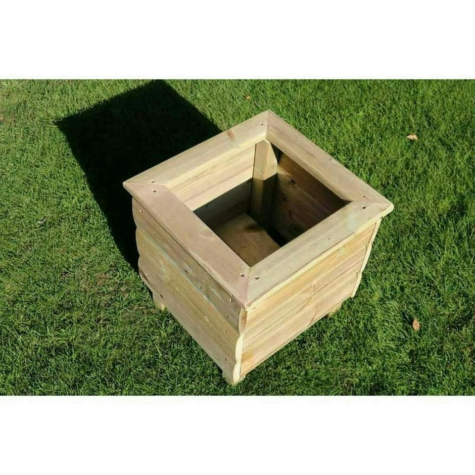 image 1 of Multi Pack of 3 - Square Planters, Wooden Garden Pot/Tub for Plants - L40 x W40 x H40 cm - Fully Assembled