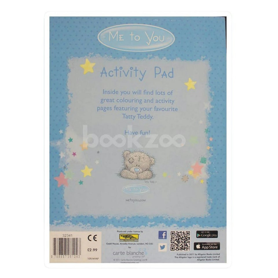 image 1 of Alligator Me To You Activity Book - Blue/Grey - One Size