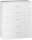 image 8 of Dakota 5 Drawer Chest | Grey | Light Grey