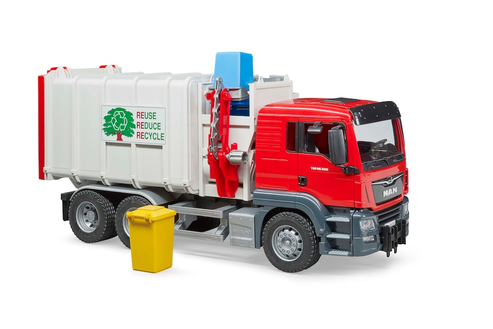 image 1 of Bruder MAN TGS Side loading garbage truck Detailed Vehicle & Playset Model