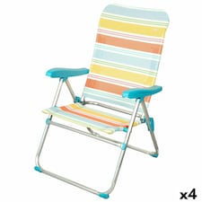 Beach Chair Aktive 48 x 95 x 65 cm (4 Units) N/A