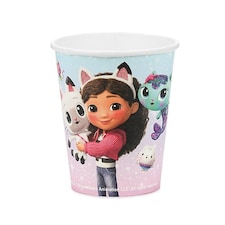 Gabby's Dollhouse Paper Cups 250ml - Pack of 6