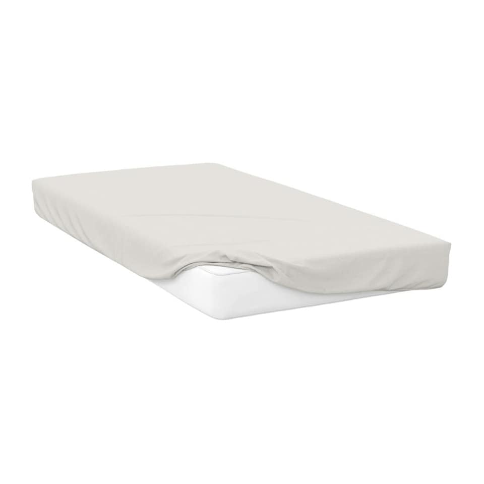 image 1 of Belledorm 200 Thread Count Egyptian Cotton Deep Fitted Sheet - Ivory - Kingsize