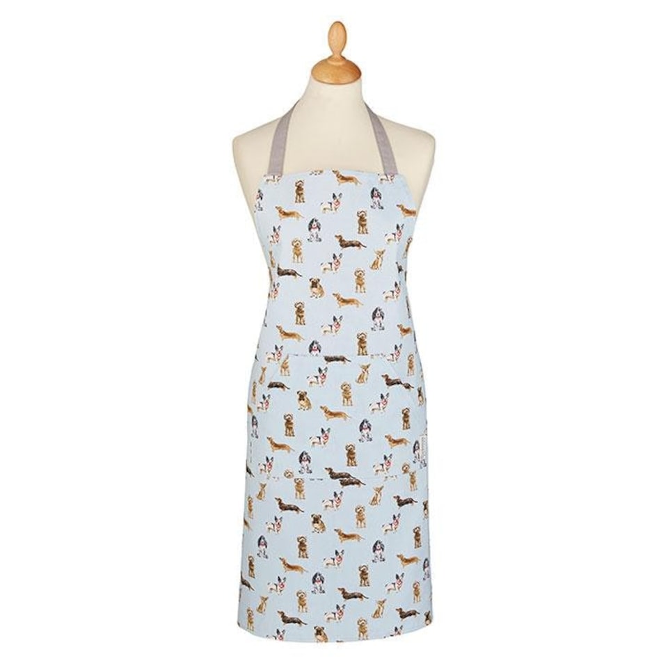 Cooksmart Curious Dogs Cotton Apron - One Colour - One Size