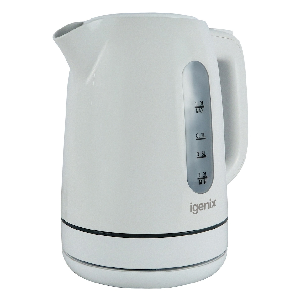 image 1 of Igenix IGK01022W Cordless Electric Jug Kettle, 2200 Watt Rapid Boil, White