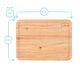 image 7 of Argon Tableware Rectangular Wooden Chopping Board - 40cm x 30cm | Brown | Brown