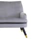image 5 of Interiors by Grey Velvet Armchair, Built to Last Lounge Chair, Easy to Maintain Velvet Chair, Reliable Armchair