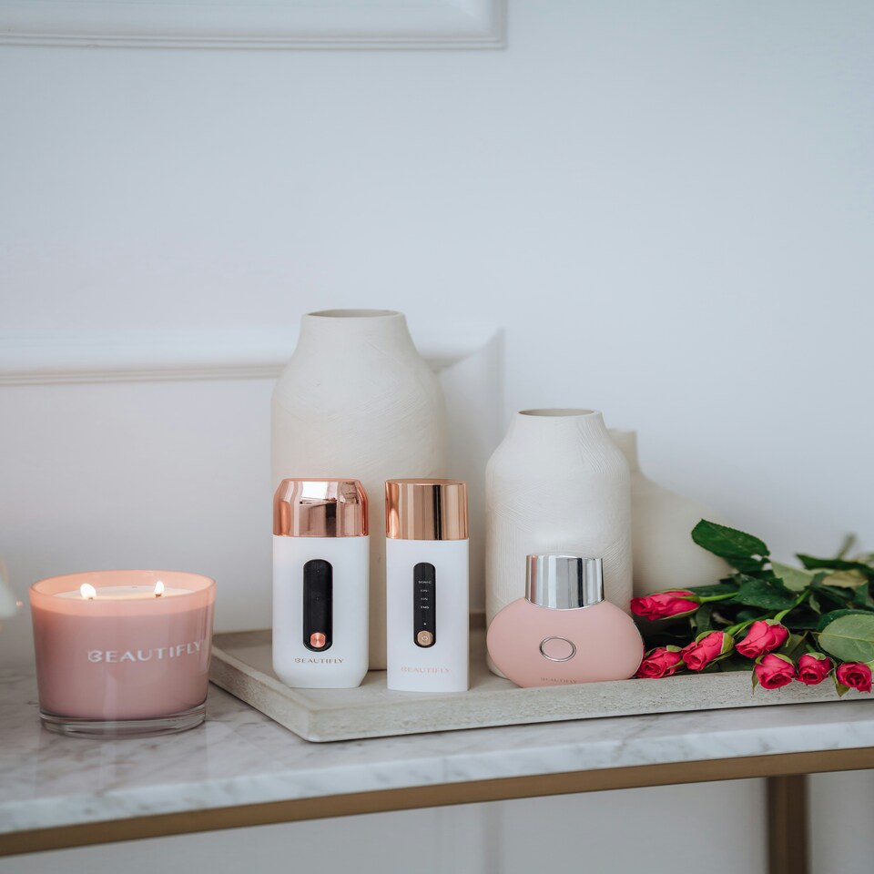 image 1 of Beautifly B-Scrub ProSlim Multifunc Cavitation Peeling White