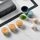 image 3 of Living and Home 24 Pcs Multicolor Reusable Silicone Muffin Baking Cups | Multi