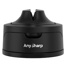 AnySharp Safer Hands-Free Knife Sharpener | Black | Evo Black