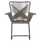 image 1 of Interiors by Premier Rattan Effect Chair, Easy to Clean Outdoor Chair, Arm & Backrest Rattan Armchair, Eco-friendly Rattan Chair