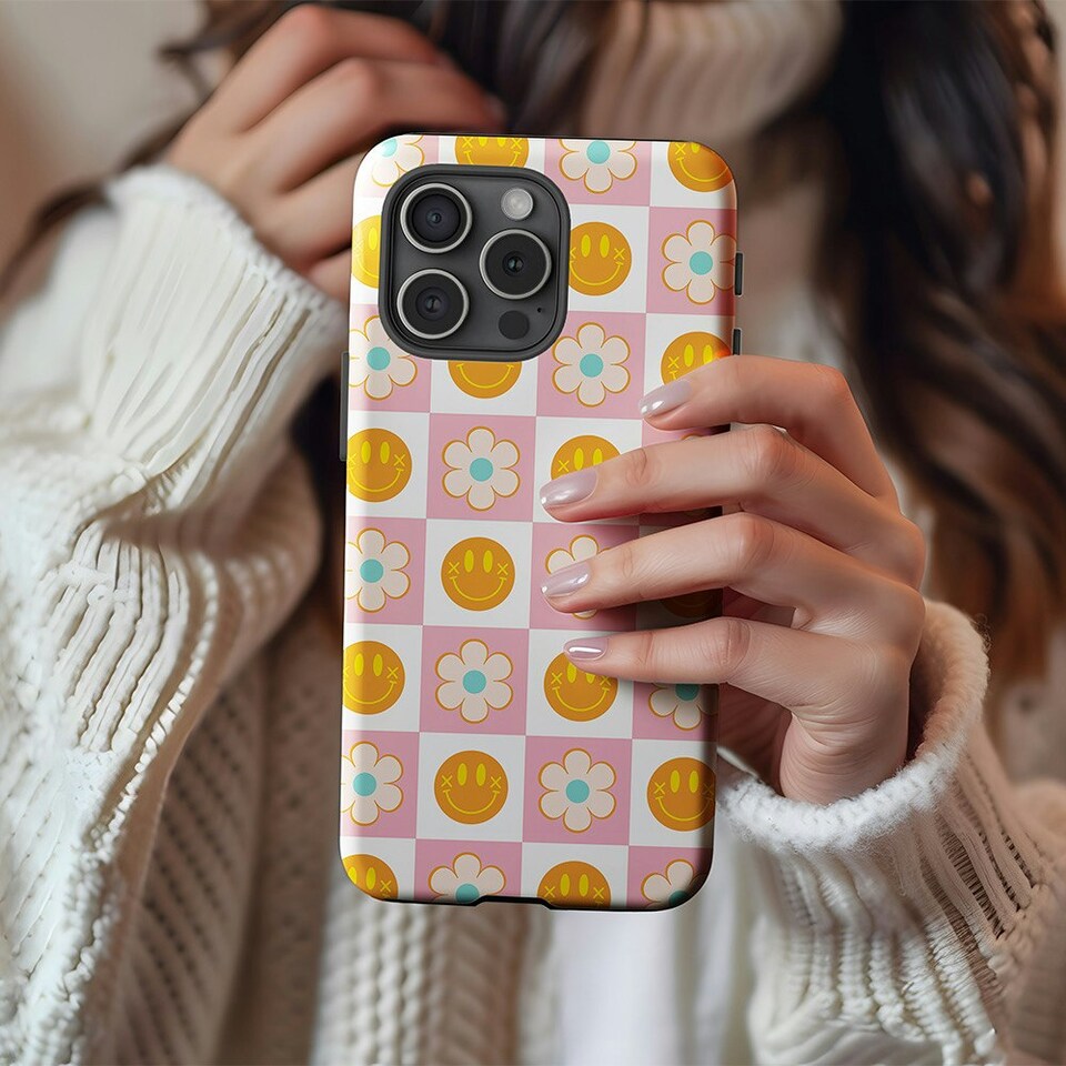 image 1 of Happy Days Phone Case | Pink | iPhone 15
Magsafe | iPhone 15
Magsafe