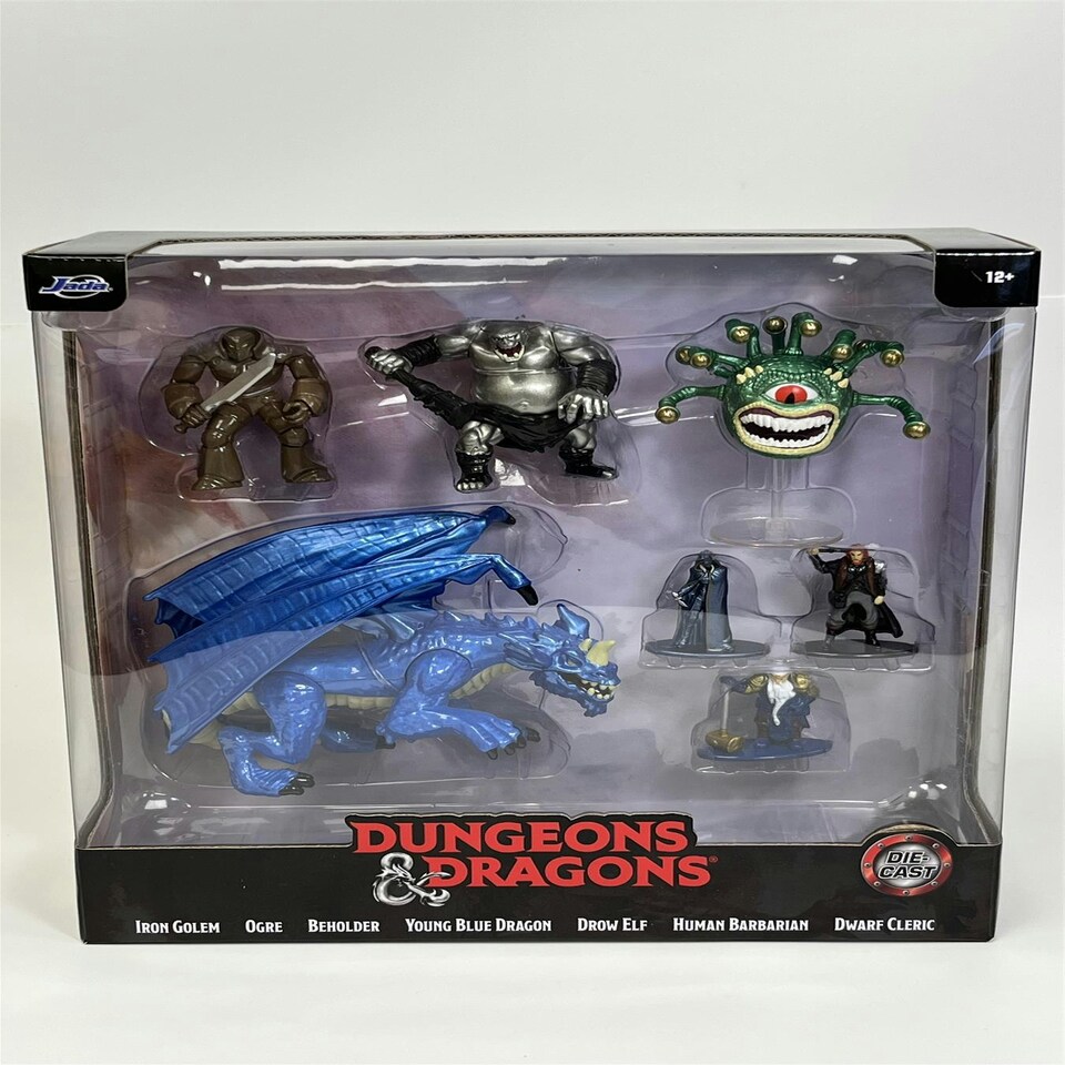 image 1 of Dungeons and Dragons 7 Metal Figures Jada 253254004