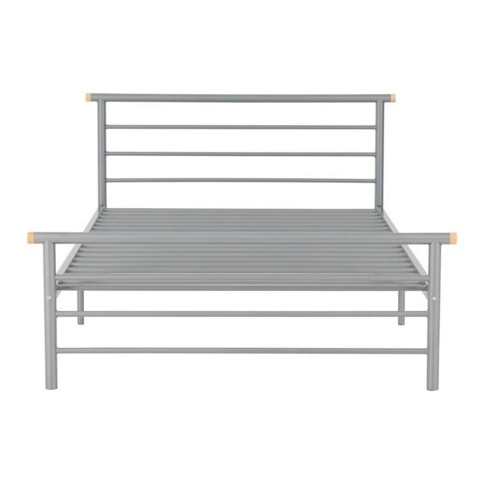 image 1 of Orion 4 Feet 6 Inches Bed Frame - L199 x W148 x H84 cm - Silver
