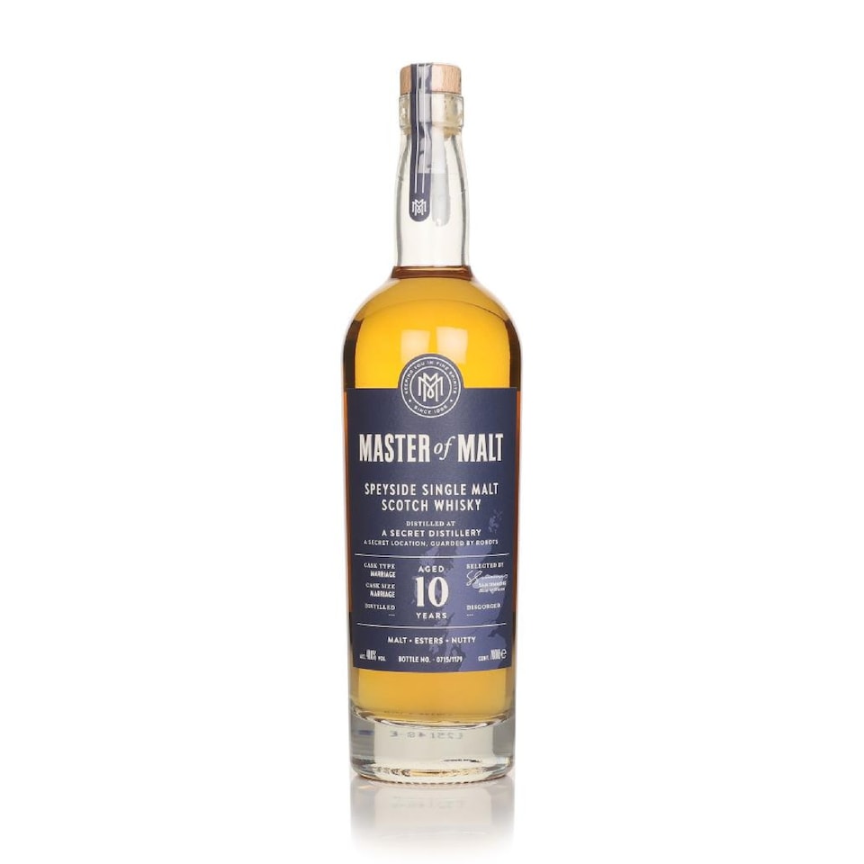 image 1 of A Secret Speyside Distillery 10 Year Old Master of Malt | Clear