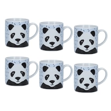 KitchenCraft Panda Espresso Cups Pack of 6