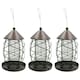 image 1 of 3PK Lantern Bird Feeder Nut Holder Hanging Feeding Station For Wild Birds