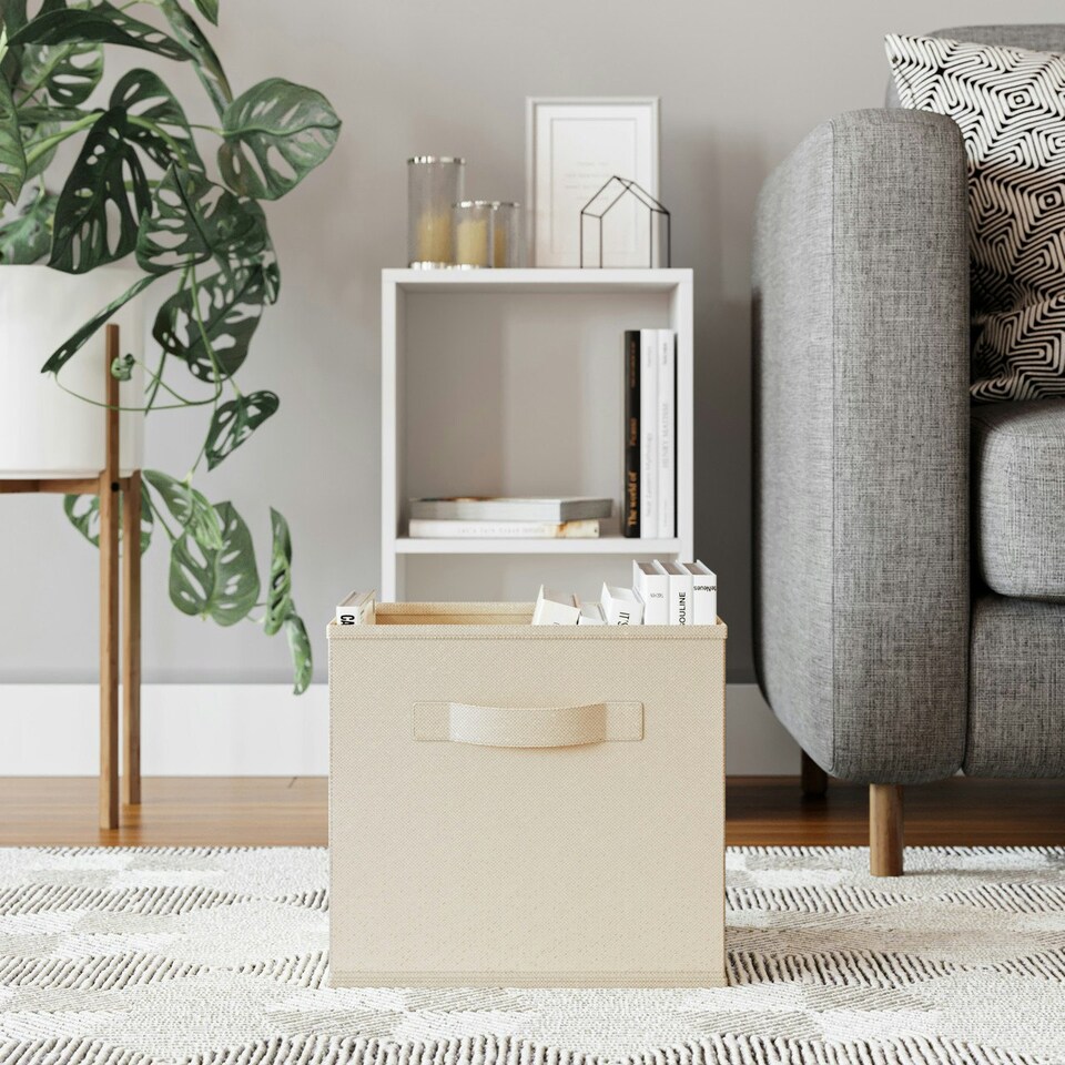 image 1 of Collapsible Non-Woven Storage Box - M Grey | 0