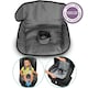 image 5 of Lynmark® Potty Training Car Seat Protector Cover for Spills, Nappy Leaks, and Accidents Grey | 1 pack