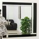 image 4 of Aston Black All Glass Dress Mirror 120 x 80 CM Black