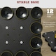 image 10 of SPORTNOW Boxing Bag, Freestanding Punching Bag with Reflex Bar, Speed Balls Black