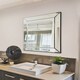 image 1 of Horsley All Glass Wall Mirror 69 x 58 CM N/A