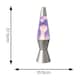 image 6 of ValueLights Razzo Lava lamp Clear Silver Decoration Integrated Bulb