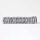 image 5 of Homescapes Cotton Black Thin Stripe Floor Cushion - 50 x 50 cm | Black | 50 x 50 cm