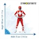 image 3 of Red Power Ranger Lifesize Cardboard Cutout 180cm