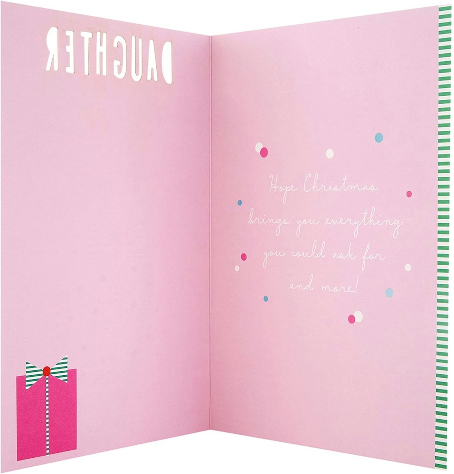 image 1 of Daughter Christmas Card 'Awesome As You'
