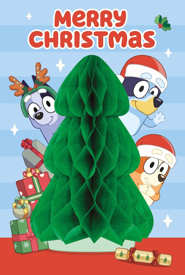 image 1 of Bluey Pop Up Christmas Card